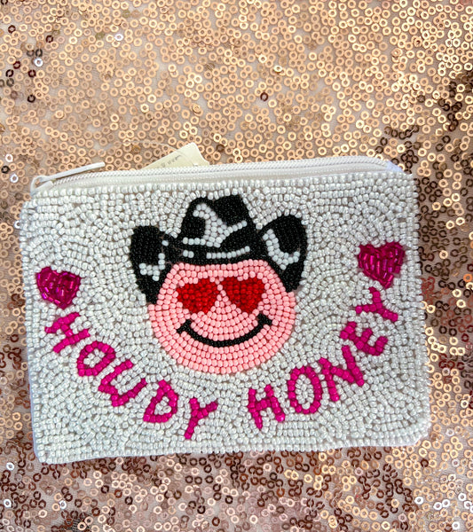 Howdy Honey change purse